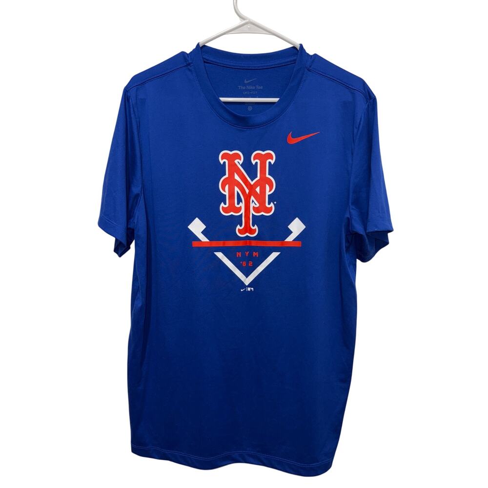 Nike Dri-fit New York Mets Athletic Shirt Size Large